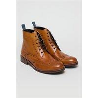Antique Rogue Winston Tan Brogue Boot