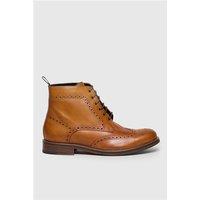 Antique Rogue Winston Tan Brogue Boot