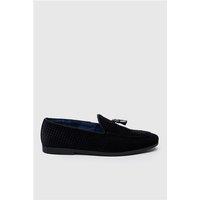 Antique Rogue Henry Black Velvet Loafer