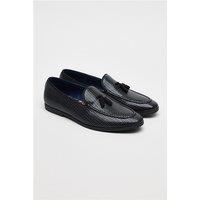Bennett and Baxter Antique Rogue Black Texture Patent Loafer