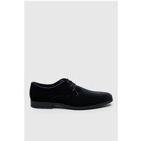 Antique Rogue Johnny Black Velvet Derby Shoe