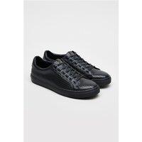 Antique Rogue Black Kimber Patent Trainers by Suit Direct