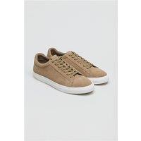 Antique Rogue Gibbs Stone Suede Trainer