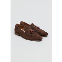 Antique Rogue Chester Brown Suede Tassel Loafer