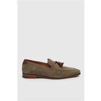 Antique Rogue Chester Olive Suede Tassel Loafer