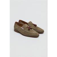 Antique Rogue Chester Olive Suede Tassel Loafer