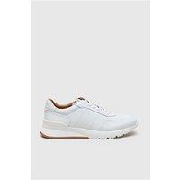 Antique Rogue Palmer White Leather Smart Trainer
