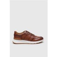 Antique Rogue Palmer Tan Leather Smart Trainer