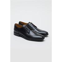 CitiFlex Aldgate Black Leather Derby Shoe by Suit Direct