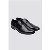 Racing Green Newman Black Leather Shoes