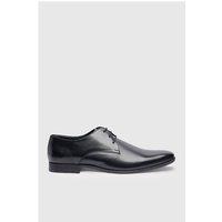 Racing Green Newman Black Leather Shoes