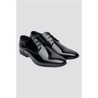 Racing Green Black Patent Brogues by Suit Direct