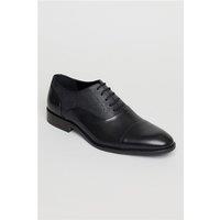 Racing Green McClaren Black Capped Oxford Shoe