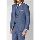 Gibson London Blue Check Men's Suit Jacket