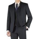Limehaus Navy Blue Twill Slim Fit Men's Suit Jacket
