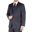 Pierre Cardin Regular Fit Blue Pindot Men's Suit Jacket