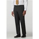 Scott & Taylor Regular Fit Charcoal Grey Panama Men's Suit Trousers
