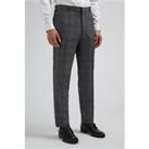 Ted Baker Blue Prince of Wales Check Slim Fit Men's Trousers