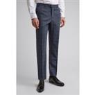Ted Baker Airforce Check Slim Fit Blue Men's Trousers