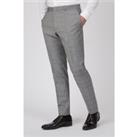 Ted Baker Grey Prince of Wales Check Slim Men's Trousers