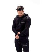 Half Human Mens Zip Hoodie