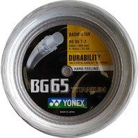 Yonex BG 65 Ti Badminton Racket String 200m Reel