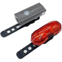 Viavito USB Rechargeable Front and Rear Light Set