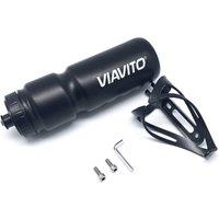 Viavito 750ml Cycling Water Bottle and Bottle Cage Set