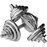 Viavito 20kg Chrome Dumbbell Set