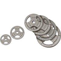 Fuel Fitness Tri Grip Cast Iron Olympic Weight Plates