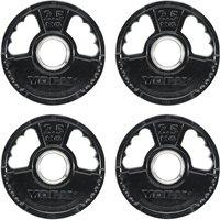 York 4 x 2.5kg G2 Rubber Thin Line Olympic Weight Plates