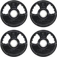 York 4 x 5kg G2 Rubber Thin Line Olympic Weight Plates