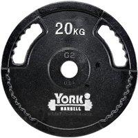 York 20kg G2 Cast Iron Olympic Weight Plate