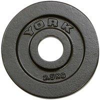 York Hammertone Cast Iron Olympic Plate 2.5kg