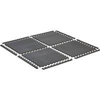 York 4 Piece High Impact Interlocking Floor Protection Mat