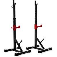 Viavito ST1000 Adjustable Squat Stands with Barbell Spotter Catchers