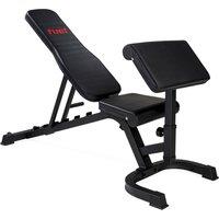 Fuel Fitness FID Weight Bench with Preacher Curl and Leg Developer