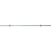 Fuel Fitness 5ft Standard Chrome Barbell Bar with Spinlock Collars