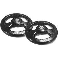 York 2 x 25kg Rubber ISO-Grip Weight Plates