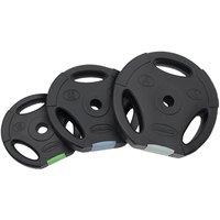 Viavito 35kg Tri Grip Vinyl Standard Weight Plates Set