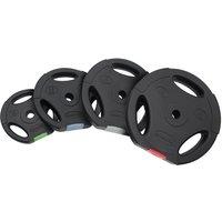 Viavito 55kg Tri Grip Vinyl Standard Weight Plates Set