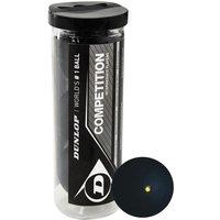 Dunlop Competition Squash Balls - Tube of 3