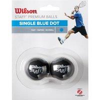 Wilson Staff Blue Dot Squash Balls - Pack of 2