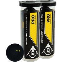 Dunlop PRO Squash Balls - 2 x 3 Ball Tube