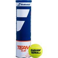 Babolat Team Clay Tennis Balls - Tube Of 4