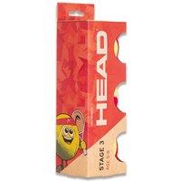 Head Stage 3 Red Mini Tennis Balls - Tube of 3