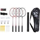 Viavito Super Strike 4 Player Badminton Set