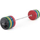 York Solid Rubber Bumper Olympic Coloured Weight Plates