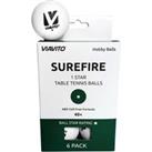 Viavito Surefire 1 Star Table Tennis Balls - Pack of 6