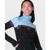 Snowflake Funnel Neck Base Layer Top